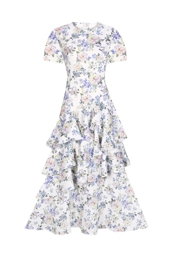 Oscar Dress Blue Short Sleeve