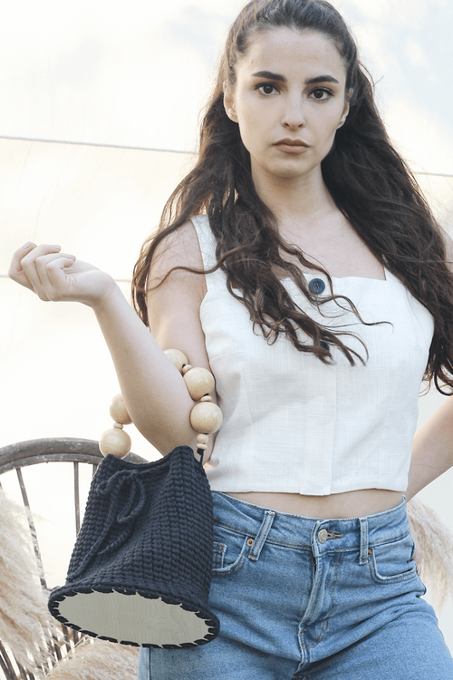 WOODY BAG - Navy