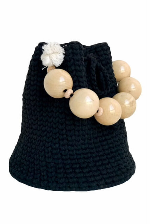 WOODY BAG - Black