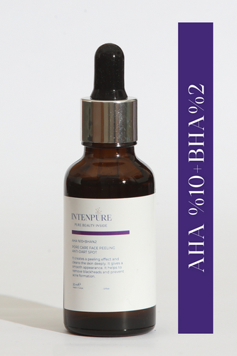intenpure Aha %10 + Bha %2 Leke Karşıtı & Cilt Tonu Eşitleyici Peeling Maske Cilt Bakım Serumu