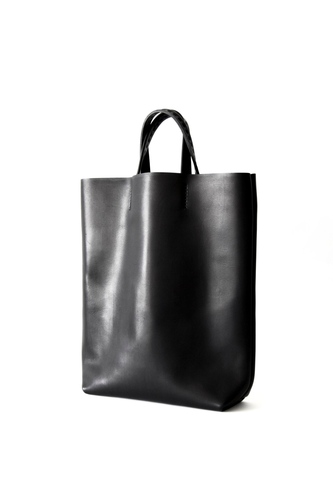 Vegetable Deri Tote Dikey Çanta
