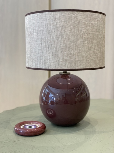 Bonbon Abajur-Bordo