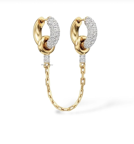 Zincirli Halka Küpe