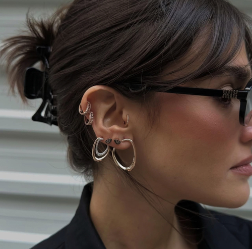 14K Kuyumcu Model Küpe