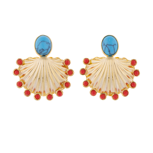 SCALLOP EARRING