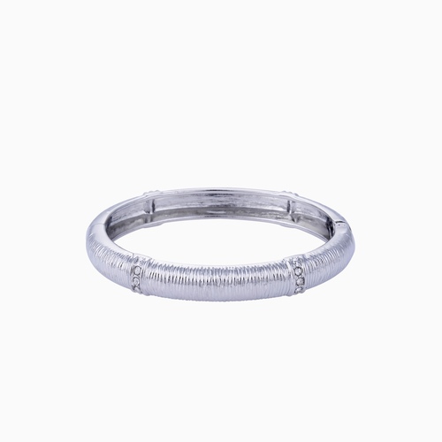 SILVER DISC BRACELET