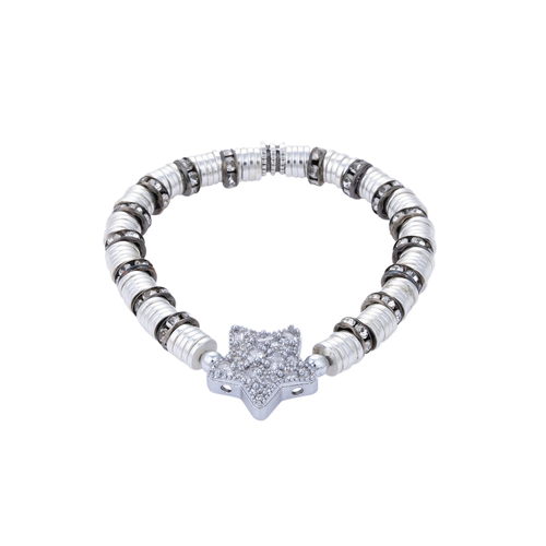 SILVER JUST STAR BRACELET