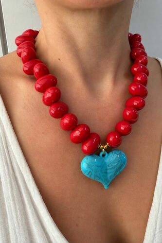Kairi Red Necklace