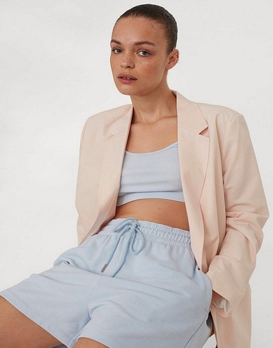 CROPPED DRIED ROSE JACKET