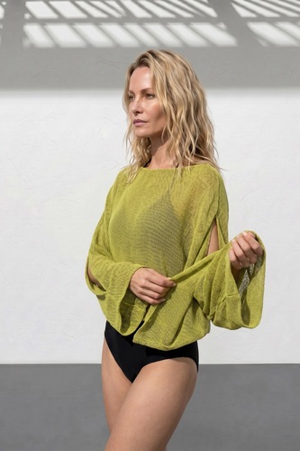 ISLA top - lime