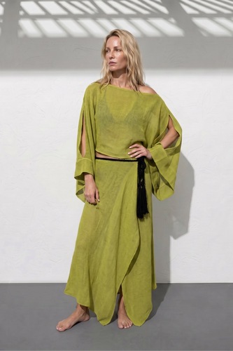 ELORA pareo etek - lime