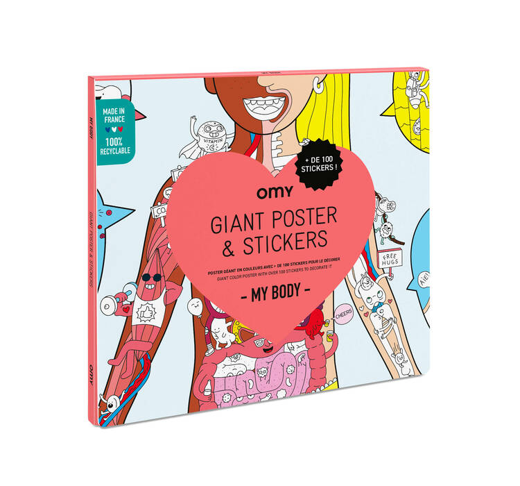 Sticker Poster Boyama