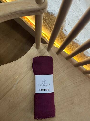 Cherry Bambu Şal