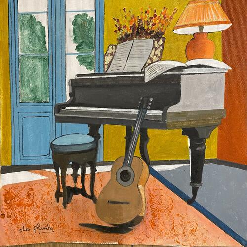 La guitare se repose