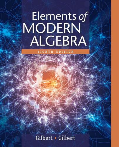 Elements of Modern Algebra - Linda Gilbert