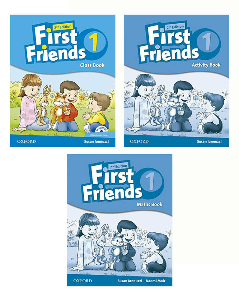 First Class Booklist First Friends 1 Class Book + Activity Book + Maths Book + CD-ROM
