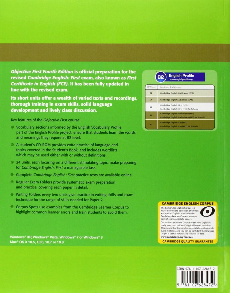 Objective First Student's Book and Workbook