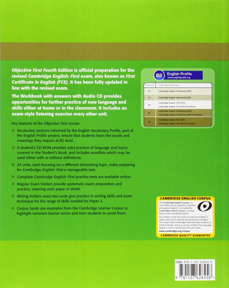 Cambridge University Press Objective First Student's Book and Workbook ...