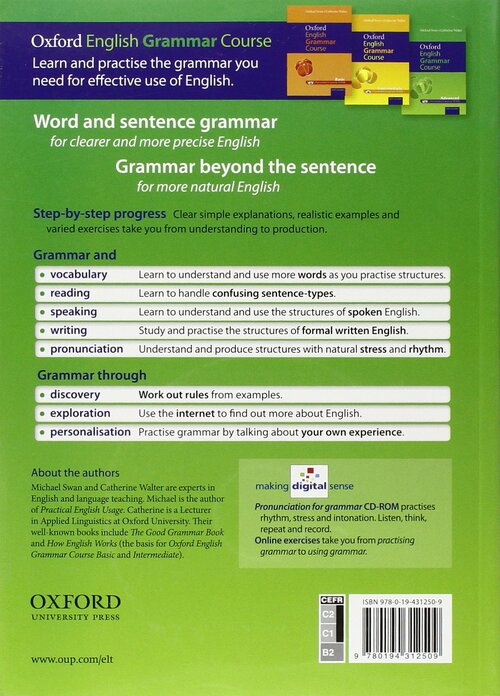 Oxford English Grammar Course Advanced with Answers and CD-ROM