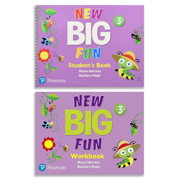 Big Fun Refresh Level 3 Student Book and Workbook + CD-ROM + DVD-ROM