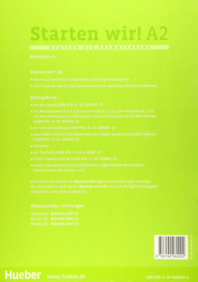 Hueber Starten Wir A2 Kursbuch Arbeitsbuch Video DVD Beykoz Kitabevi hueber-starten-wir-a2-kursbuch-arbeitsbuch-video-dvd-beykoz-kitabevi