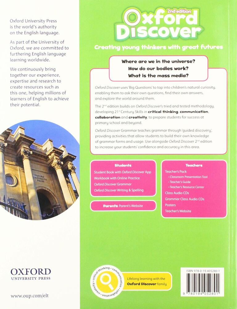 Press　+CD　Beykoz　Grammar　Oxford　Discover　2nd　University　Oxford　Kitabevi