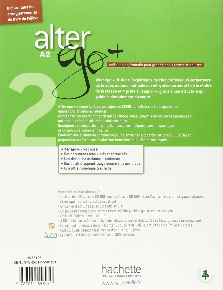 Alter Ego + 1 Textbook + CD ROM: Livre de l'eleve + CD-ROM A1 + Parcours  digital