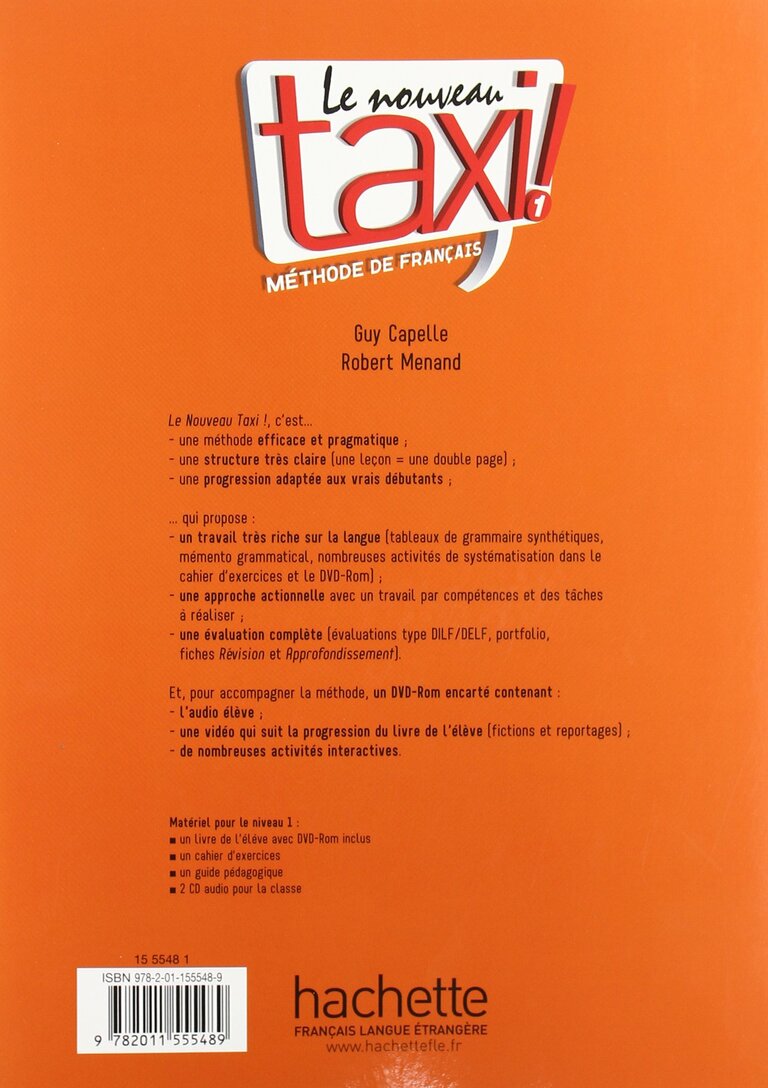 hachette Le nouveau taxi! 1 Livre de l'eleve + Cahier d'exercices