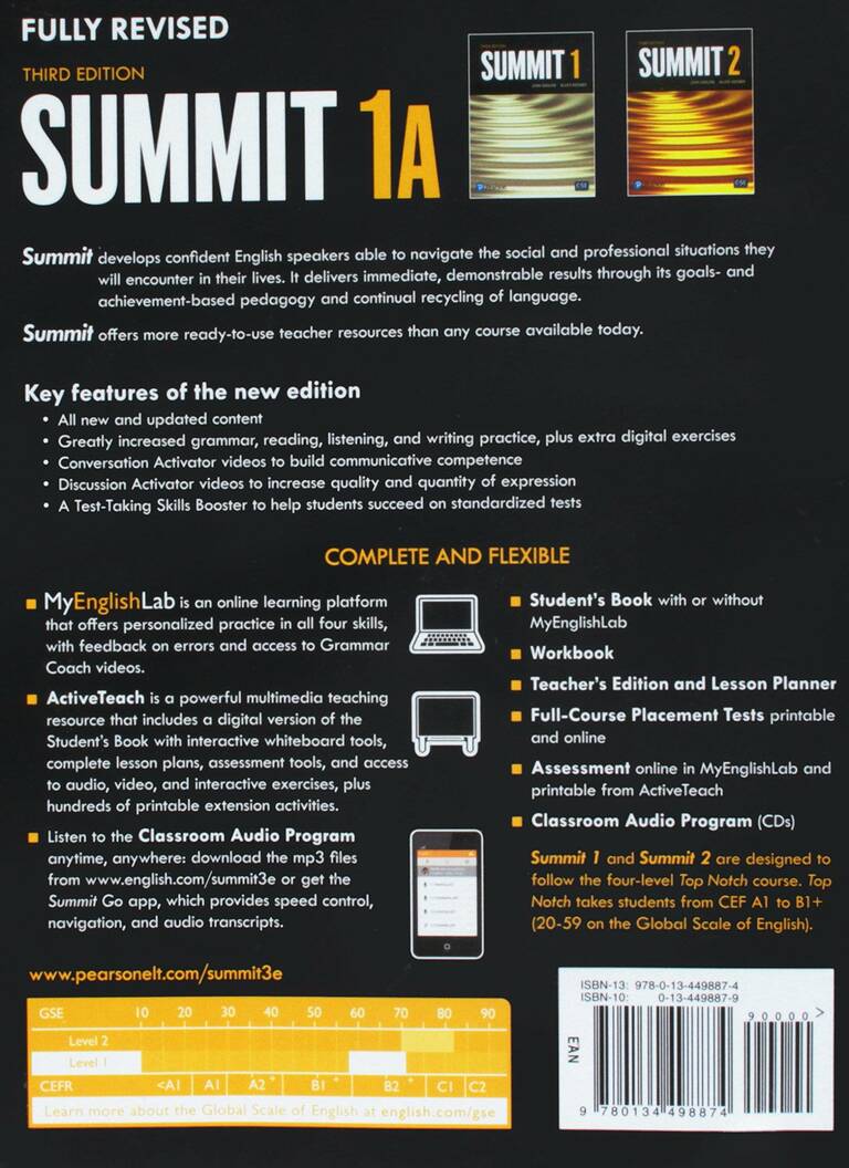 Summit Level System Pearson Summit Level 1A Student Book/Workbook - Beykoz Kitabevi