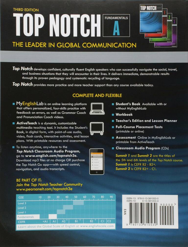 Top Notch Learning Pearson Top Notch Fundamentals A Student Book/Workbook - Beykoz Kitabevi