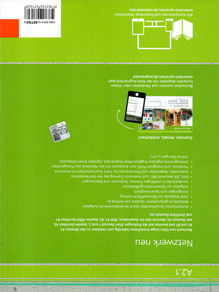 Klett Ernst Verlag Netzwerk Neu A2 1 Kurs Und Ubungsbuch A2 1 Mit klett-ernst-verlag-netzwerk-neu-a2-1-kurs-und-ubungsbuch-a2-1-mit