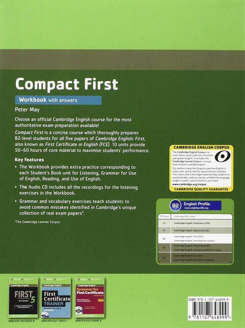 Cambridge University Press Compact First Student's Book without Answers ...