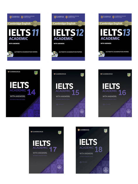 Cambridge English IELTS 11-18 Academic with Answers +Audio CD 