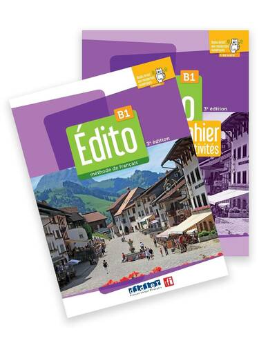 Edito B1: Méthode de français + Cahier d'activités +didierfle.app (3.edition)