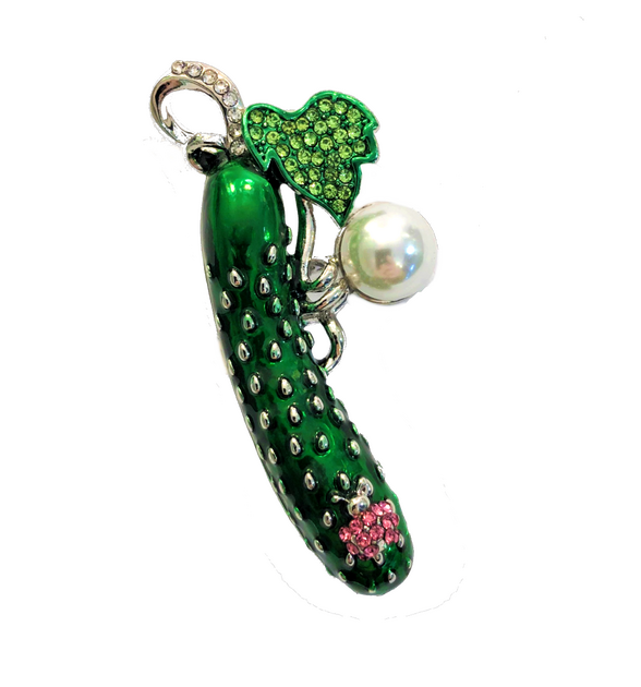 Large Salatalık Brooch