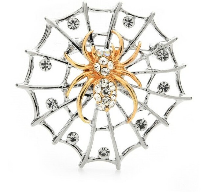 Örümcek Ağı Brooch