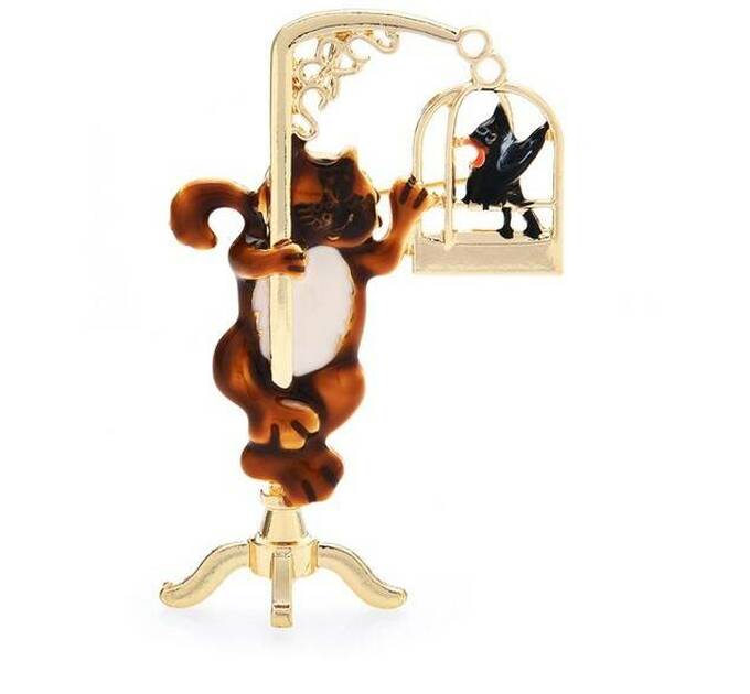 Yaramaz Cat Brooch
