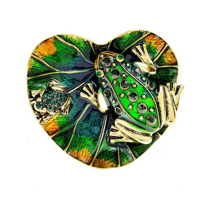 Kurbağa Brooch