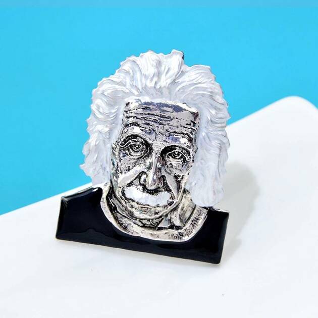 Einstein Brooch