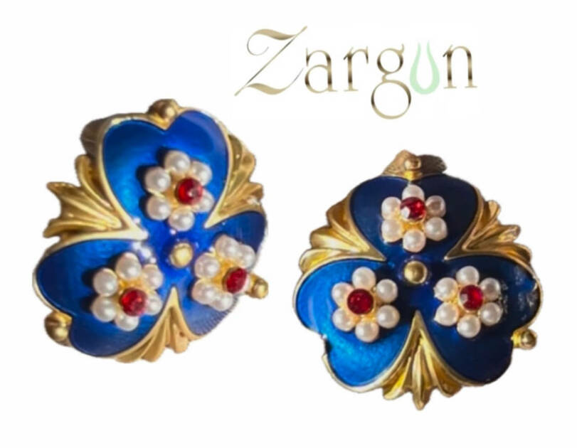 Çintemani Enamel Earrings