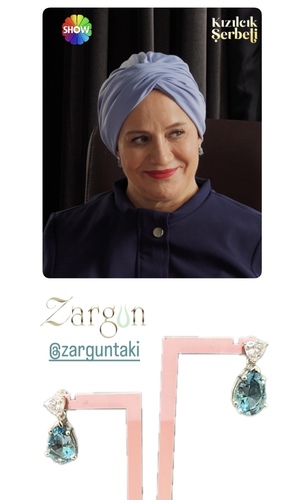 Asude Hanım Damla Topaz Küpe