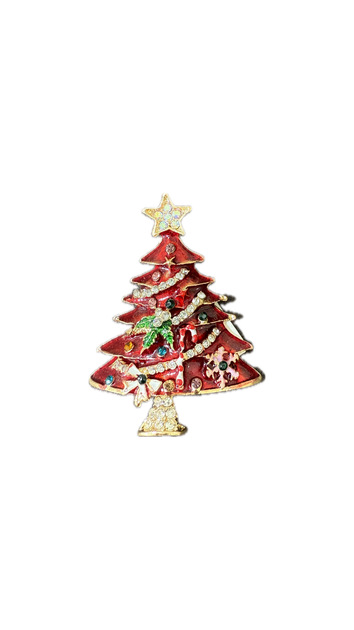 Yılbaşı Tree Brooch