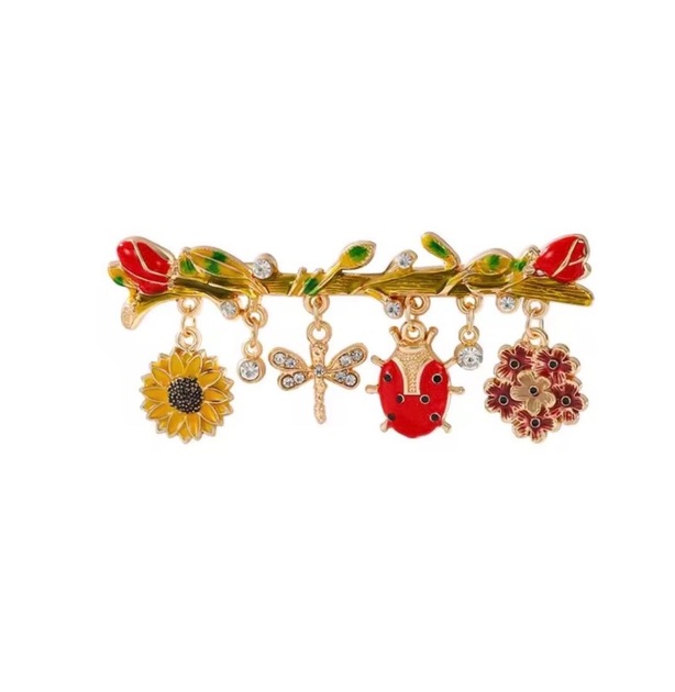 Flower Figured Brooch