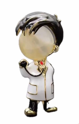 Erkek Doktor Broş 