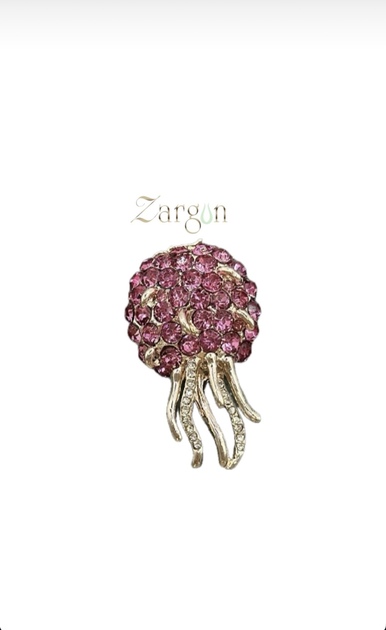Denizanası Brooch