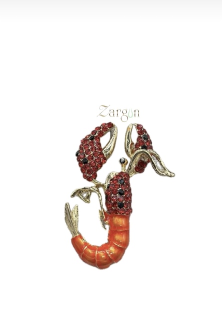 Istakoz Brooch