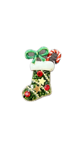 Noel Çorap Brooch
