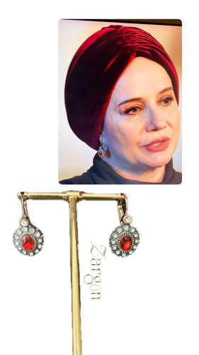 Asude Oval Ateş Küpe