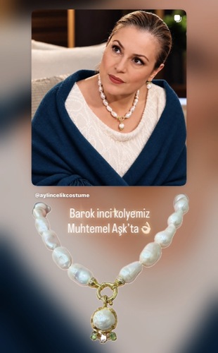 Selma Emindağ Barok İnci Kolye