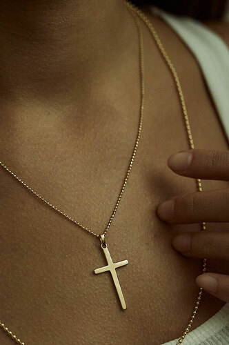 Big cross deals pendant